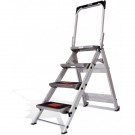 Little Giant Safety Step Stepladder (Little Jumbo) 4 Step #10410BA