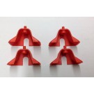 Complete set of (4) Type 1/Type II Cap, Rung-Slotted - 50098